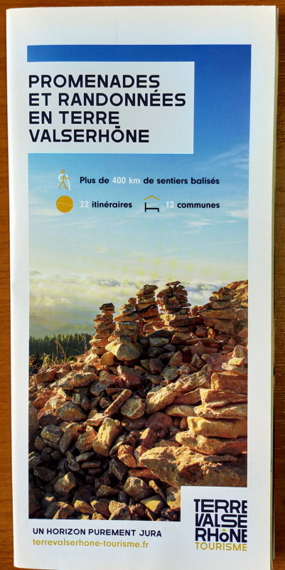 Visuel couverture carte des sentiers carte des sentiers Terre Valserhône